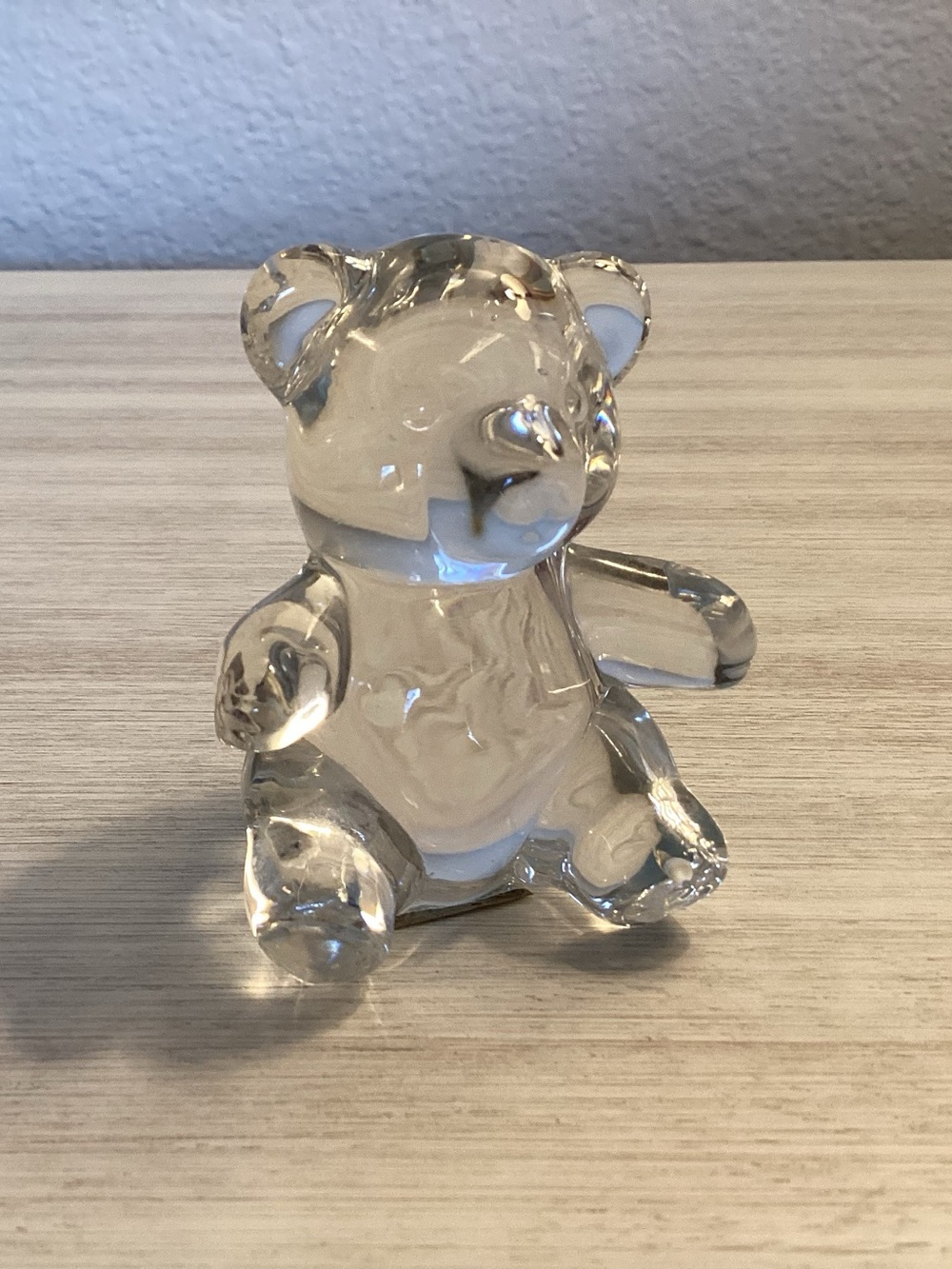 Vintage Oneida Lead Crystal Bear Figurine - IEC